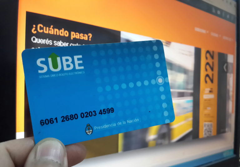 www.sube.gob.ar Tarjeta SUBE Argentina